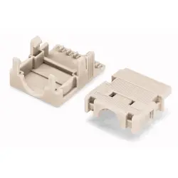 Strain relief housing for PCB connector, 734-607