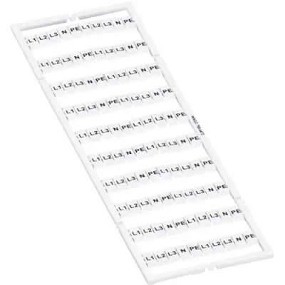 Marker card for terminal block plug, 793-5472 - 1