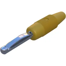 4 mm plug, screw connection, 1.5 mm², CAT O, yellow, 930046103