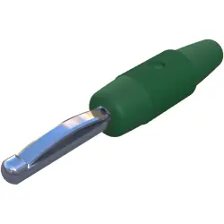4 mm plug, screw connection, 1.5 mm², CAT O, green, 930046104
