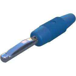 4 mm plug, screw connection, 1.5 mm², CAT O, blue, 930046102