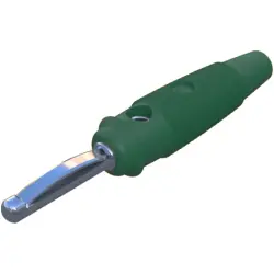 4 mm plug, screw connection, 1.5 mm², CAT O, green, 930058104