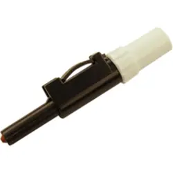 4 mm plug, solder connection, 2.5 mm², CAT O, white, 931824107