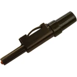 4 mm plug, screw connection, 1.5 mm², CAT O, black, 931825100