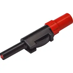 4 mm plug, screw connection, 1.5 mm², CAT O, red, 931825101