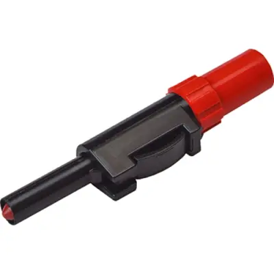 4 mm plug, screw connection, 1.5 mm², CAT O, red, 931825101 - 1