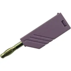4 mm plug, screw connection, 0.5-1.5 mm², CAT O, purple, 934100109