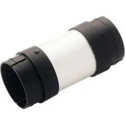 Double plug-in connection, for hose extension, Weller T0058762755 for extraction hose 60 mm