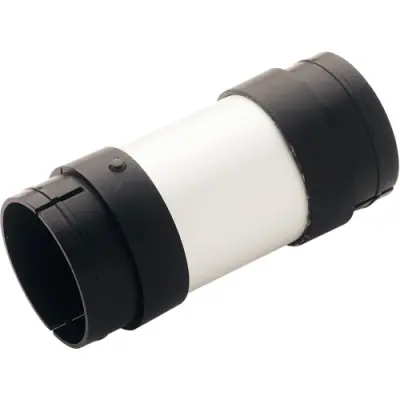 Double plug-in connection, for hose extension, Weller T0058762755 for extraction hose 60 mm - 1