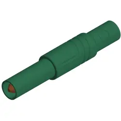 4 mm plug, screw connection, 0.5-1.5 mm², CAT III, green, 934097104