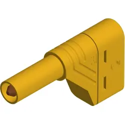 4 mm plug, screw connection, 0.5-1.5 mm², CAT III, yellow, 934098103