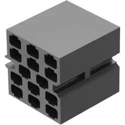 Multi-plug housing, for 61 series, 61-9830