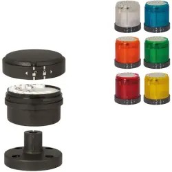 Connection module, gray, for signal tower, 46-581.1800