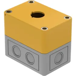 Surface mount housing, 94 x 65 x 81 mm, gray, 704.945.8