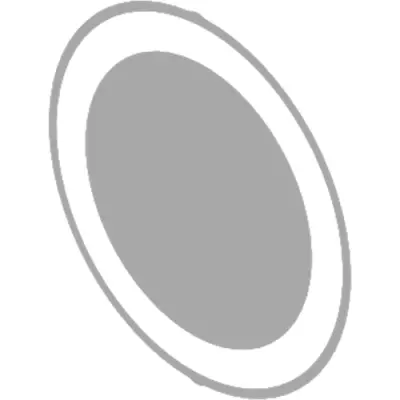 Text plate, white, 704.609.9A01 - 1