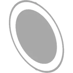 Text plate, white, 704.609.9A01