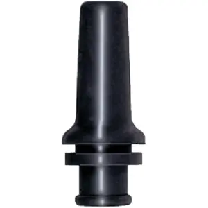 Cable grommet, cable Ø 8 mm, L 43.5 mm, TPE, black, 01460220010 - 1