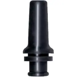 Cable grommet, cable Ø 8 mm, L 43.5 mm, TPE, black, 01460220010