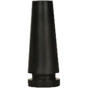 Cable grommet, L 29 mm, TPE, black, 01460230010 - 1