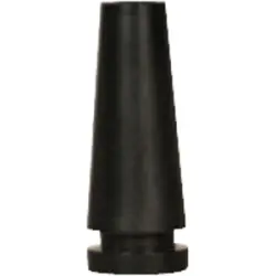 Cable grommet, L 29 mm, TPE, black, 01460230010