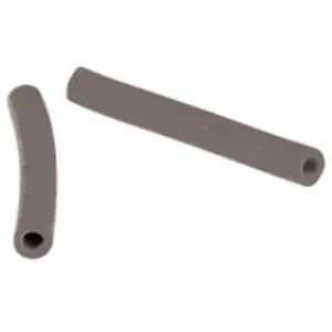 Protection and insulating grommet, inside Ø 1.25 mm, L 20 mm, gray, PCR, -30 to 90 °C, 02010001013 - 1