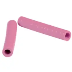 Protection and insulating grommet, inside Ø 2.4 mm, L 20 mm, pink, PCR, -30 to 90 °C, 02010003015