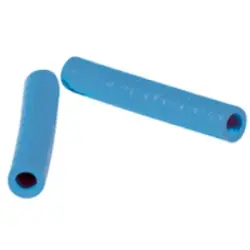 Protection and insulating grommet, inside Ø 2.4 mm, L 20 mm, light blue, PCR, -30 to 90 °C, 02010003020