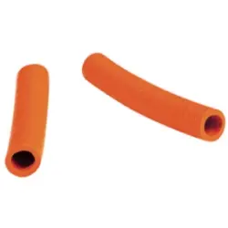 Protection and insulating grommet, inside Ø 3 mm, L 25 mm, orange, PCR, -30 to 90 °C, 02010004005