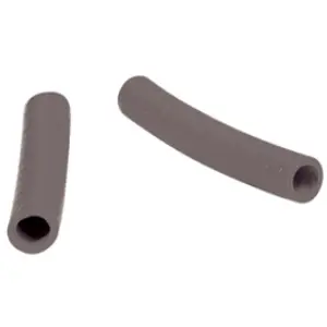 Protection and insulating grommet, inside Ø 3 mm, L 25 mm, gray, PCR, -30 to 90 °C, 02010004013 - 1