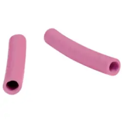 Protection and insulating grommet, inside Ø 3 mm, L 25 mm, pink, PCR, -30 to 90 °C, 02010004015