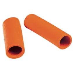 Protection and insulating grommet, inside Ø 5 mm, L 25 mm, orange, PCR, -30 to 90 °C, 02010005005