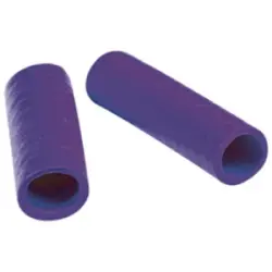 Protection and insulating grommet, inside Ø 5 mm, L 25 mm, purple, PCR, -30 to 90 °C, 02010005008