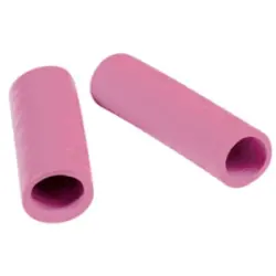 Protection and insulating grommet, inside Ø 5 mm, L 25 mm, pink, PCR, -30 to 90 °C, 02010005015