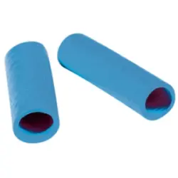 Protection and insulating grommet, inside Ø 5 mm, L 25 mm, light blue, PCR, -30 to 90 °C, 02010005020