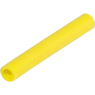Protection and insulating grommet, inside Ø 1.75 mm, L 20 mm, yellow, silicone, -80 to 200 °C, 02050022004 - 1