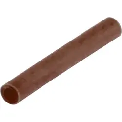 Protection and insulating grommet, inside Ø 1.75 mm, L 20 mm, brown, silicone, -80 to 200 °C, 02050022006