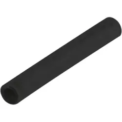 Protection and insulating grommet, inside Ø 1.75 mm, L 20 mm, black, silicone, -80 to 200 °C, 02050022010