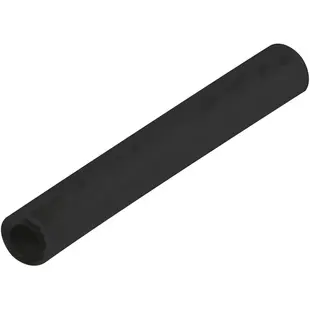 Protection and insulating grommet, inside Ø 1.75 mm, L 20 mm, black, silicone, -80 to 200 °C, 02050022010 - 1