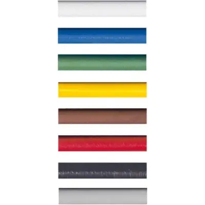 Protection and insulating grommet, inside Ø 10 mm, L 35 mm, black, silicone, -80 to 200 °C, 02050027010 - 1