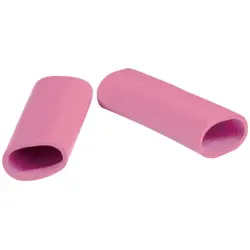 Protection and insulating grommet, inside Ø 10 mm, L 35 mm, pink, PCR, -30 to 90 °C, 02010007015
