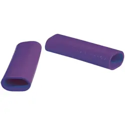 Protection and insulating grommet, inside Ø 12 mm, L 50 mm, purple, PCR, -30 to 90 °C, 02010008008
