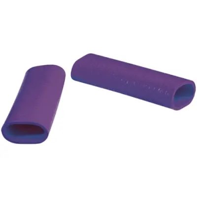 Protection and insulating grommet, inside Ø 12 mm, L 50 mm, purple, PCR, -30 to 90 °C, 02010008008 - 1