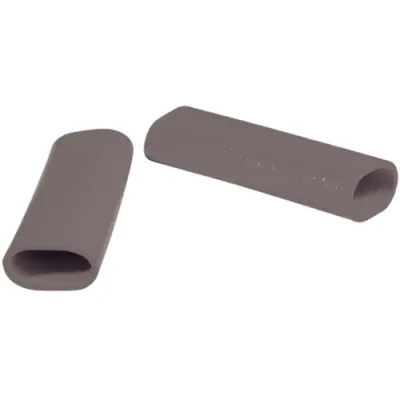 Protection and insulating grommet, inside Ø 12 mm, L 50 mm, gray, PCR, -30 to 90 °C, 02010008013 - 1
