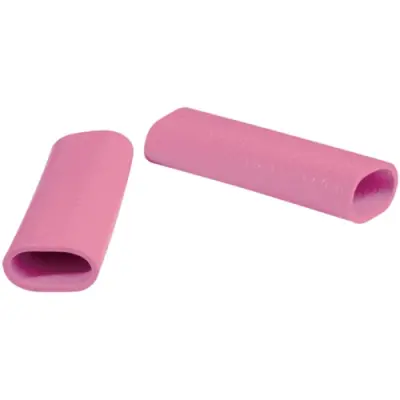 Protection and insulating grommet, inside Ø 12 mm, L 50 mm, pink, PCR, -30 to 90 °C, 02010008015 - 1