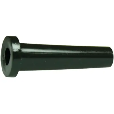 Cable grommet, cable Ø 6 mm, L 35 mm, PVC, black, 632-01010 - 1