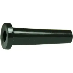 Cable grommet, cable Ø 6 mm, L 35 mm, PVC, black, 632-01010