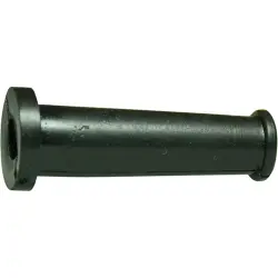 Cable grommet, cable Ø 5.5 mm, L 35 mm, PVC, black, 632-01020