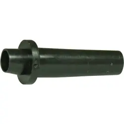 Cable grommet, cable Ø 7.8 mm, L 36 mm, PVC, black, 632-02090