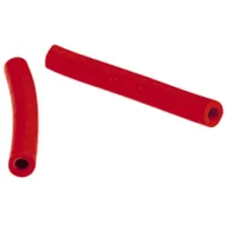 Protection and insulating grommet, inside Ø 1.25 mm, L 20 mm, red, PCR, -30 to 90 °C, 02010001007
