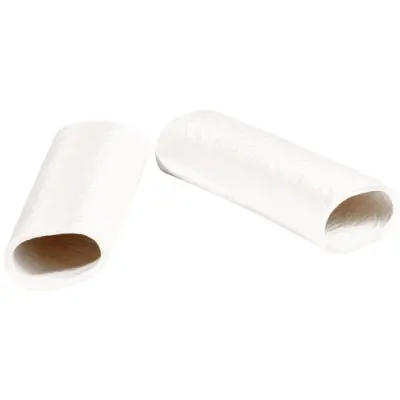 Protection and insulating grommet, inside Ø 10 mm, L 35 mm, white, PCR, -30 to 90 °C, 02010007001 - 1